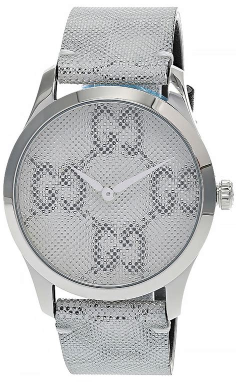 Gucci 126.4 YA1264058 Gray GG Hologram G